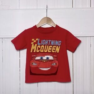 DISNEY EUC Cars Lightening McQueen 100% Cotton Shirt
